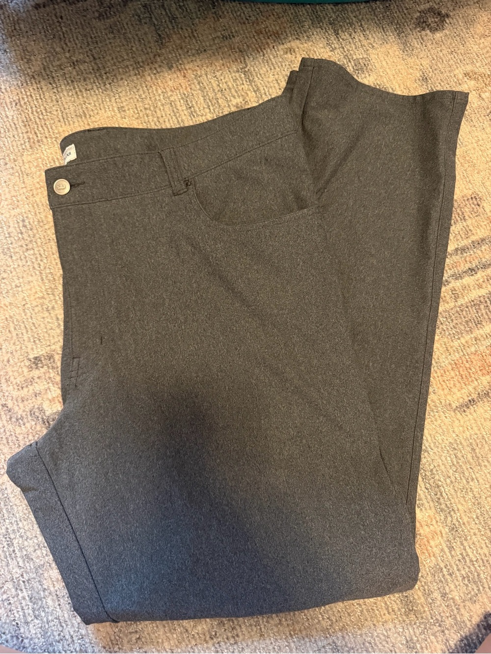 Peter Millar Men's Chinos in Charcoal Gray